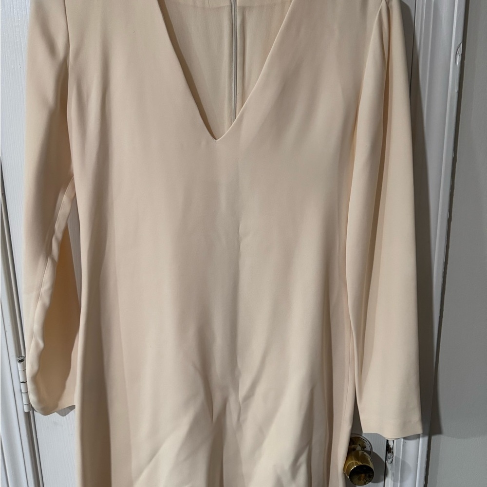 Calvin Klein Cream Wedding Dress